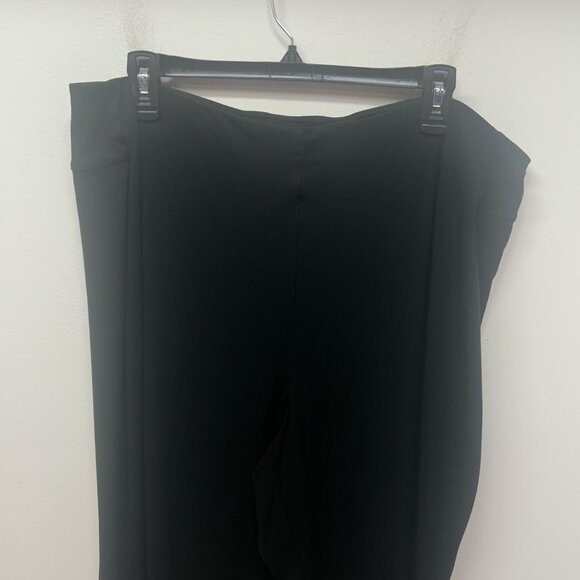 J. Jill Wearever Slim Leg Black Knit pull on comfort Pants XL - Picture 3 of 12